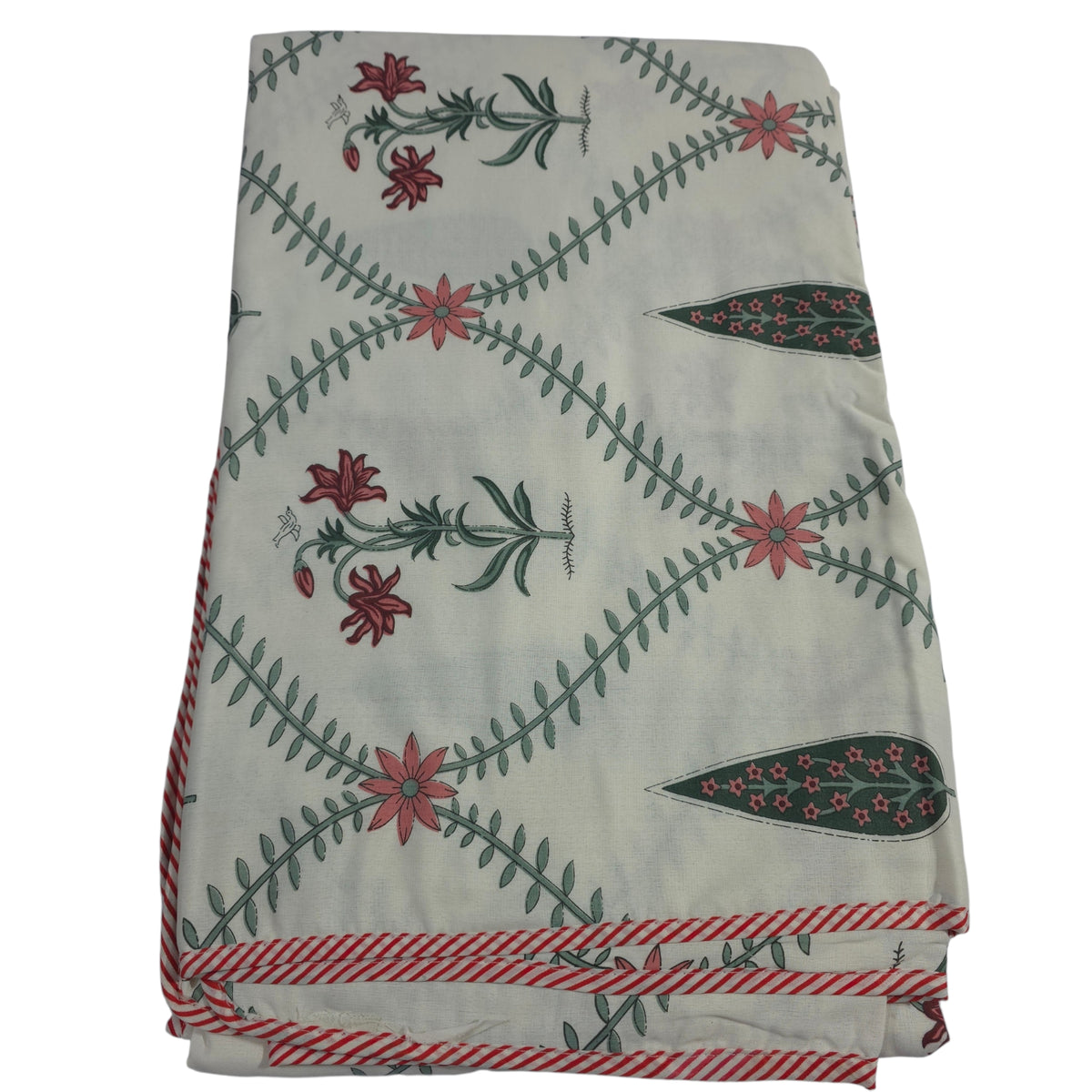 100% Pure Cotton Printed Double Bed AC Dohar | Reversible King Size Lightweight Blanket
