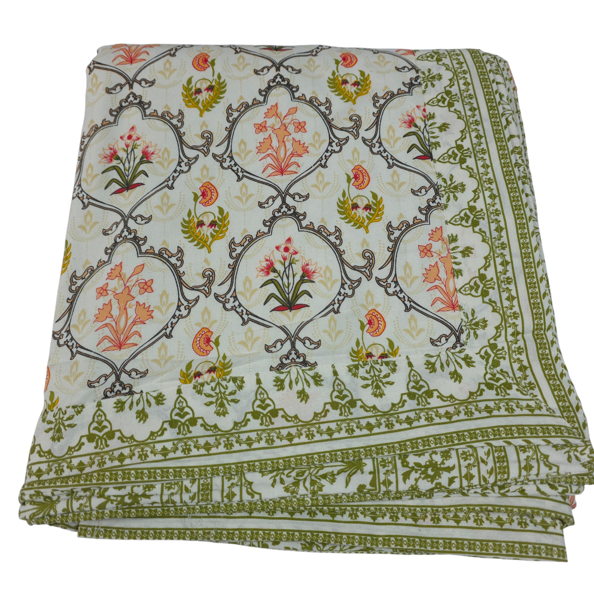 100% Pure Cotton Printed Double Bed AC Dohar | Reversible King Size Lightweight Blanket