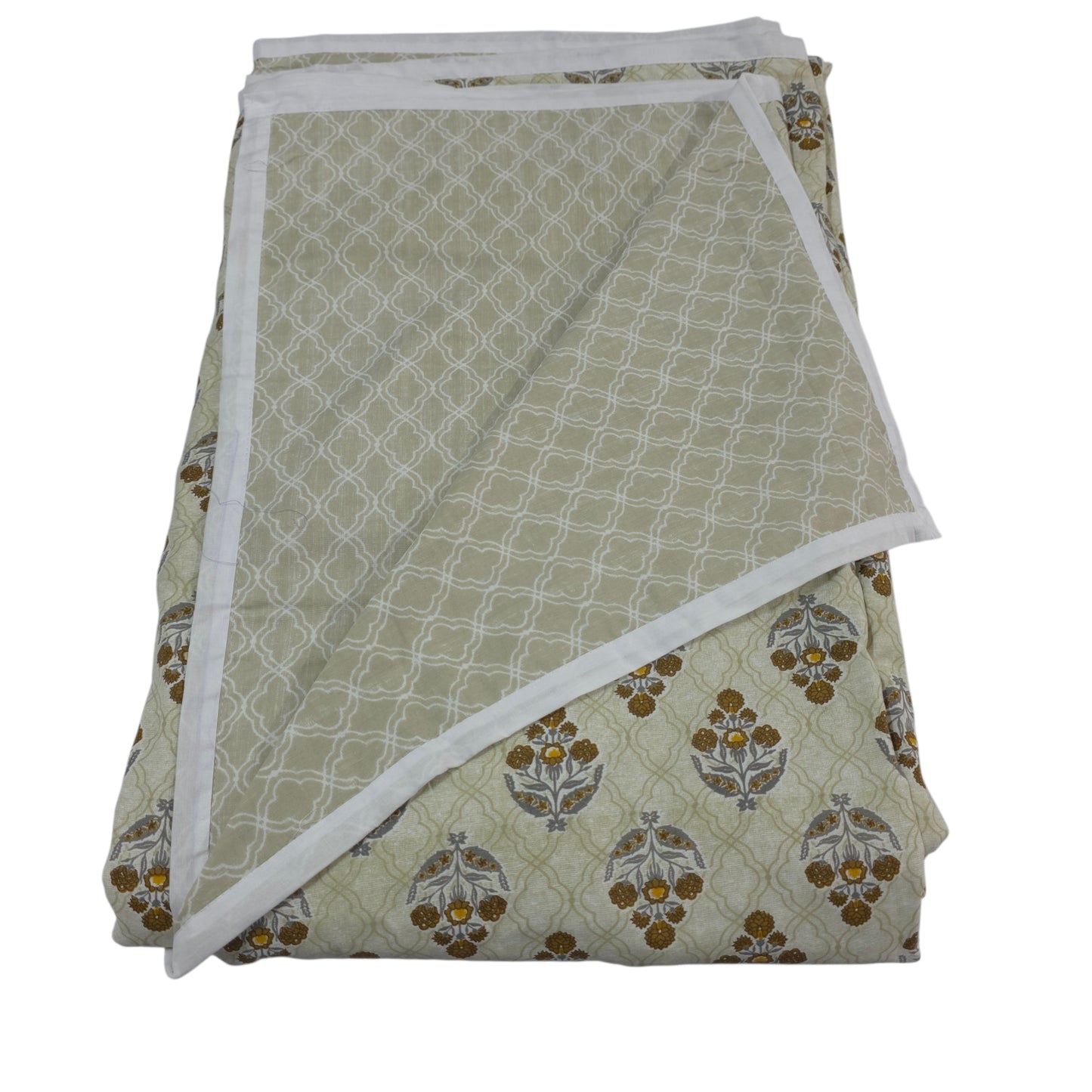 100% Pure Cotton Printed Double Bed AC Dohar | Reversible King Size Lightweight Blanket