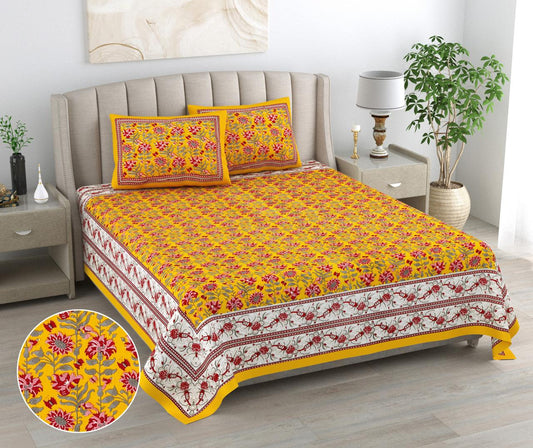 PRINTARA Handblock Bedsheet