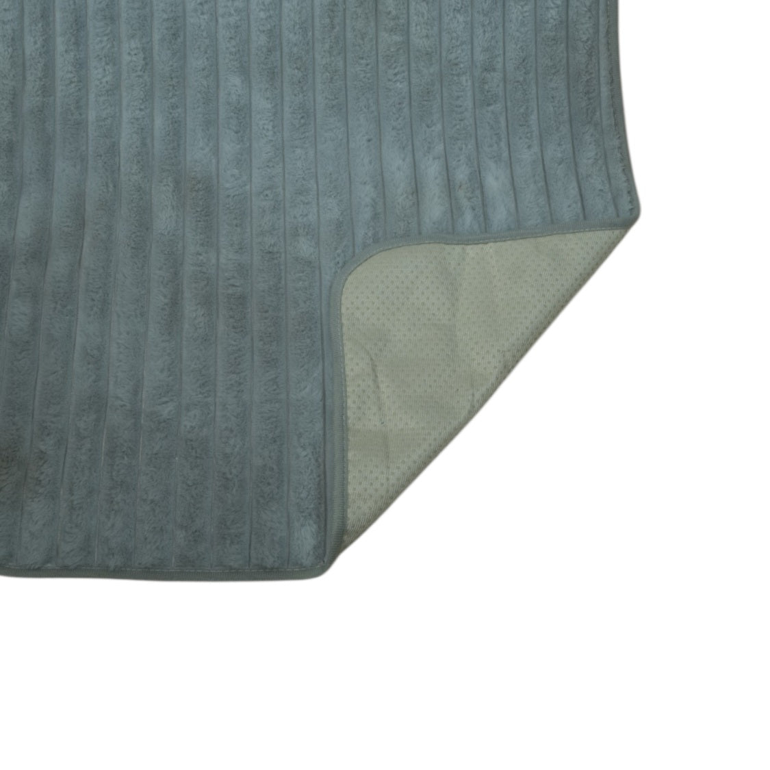 Premium Soft Fur Ribbed Anti-Skid Sofa Cover (Ice Blue) 27 inch
